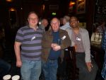 Click to view big image Graham Whiteside, Mike Gregory and Jag Patel